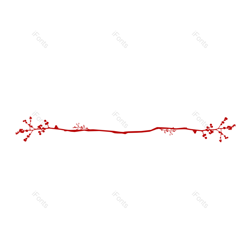 线条图片,简约元素,树枝PNG,分隔线免抠素材